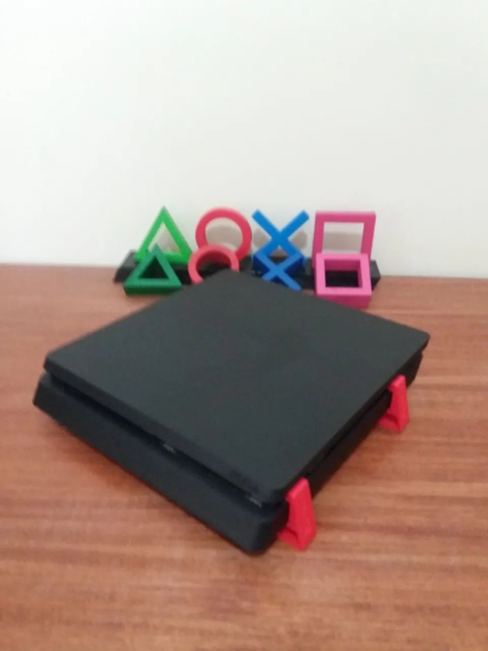 Suporte Horizontal Ps4 Slim Playstation 4 Pezinhos - Foto 5