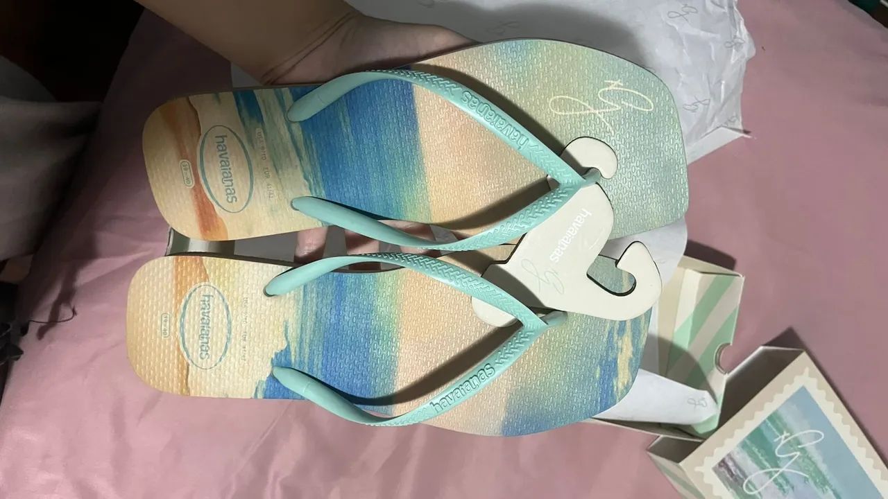 Havaianas coleção limitada Gigi Hadid - Foto 3