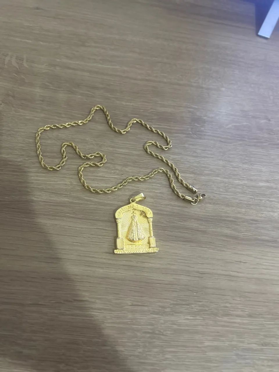 Cordão de Ouro com Pingente de Nossa Senhora - Foto 4