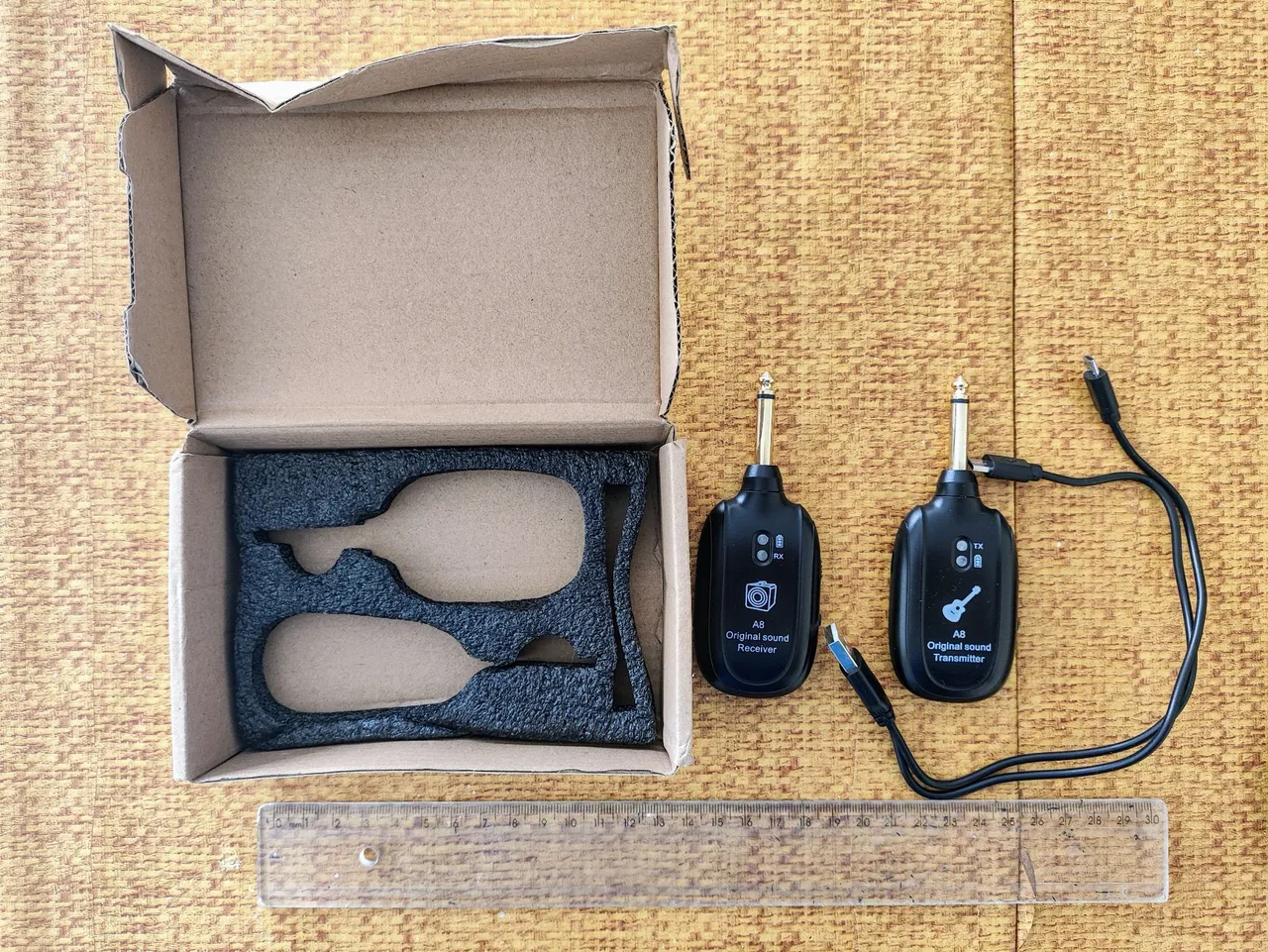 Transmissor e Receptor de Áudio para Guitarra