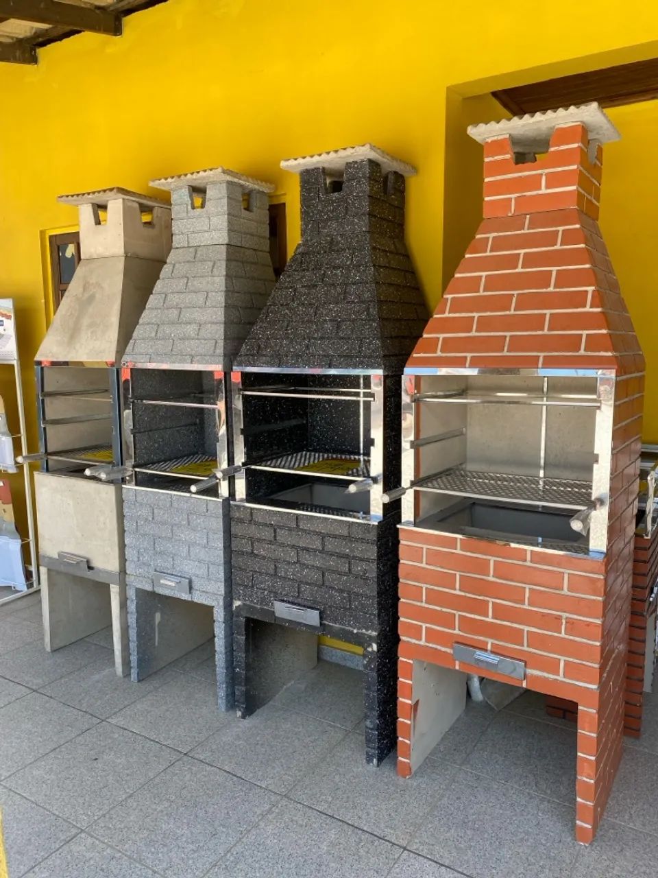 Churrasqueira mini 45 cm pré moldada de concreto R$ 420,00 - Foto 4