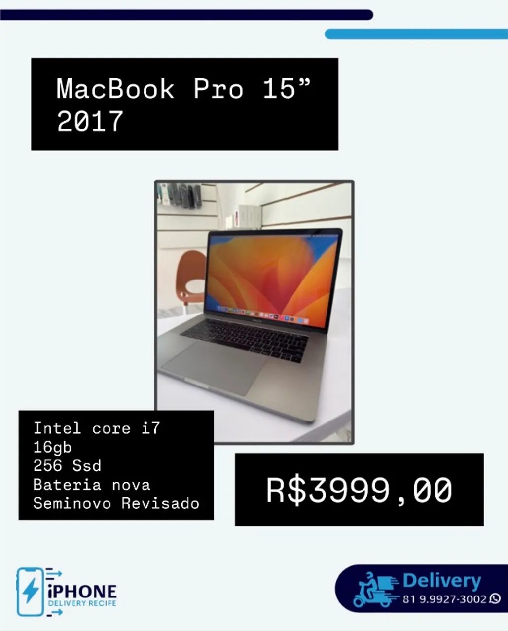 macbook pro i7 2017