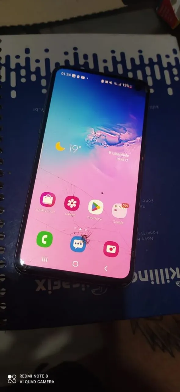 Samsung galaxy s10 não tem gaveta do chip pra hoje