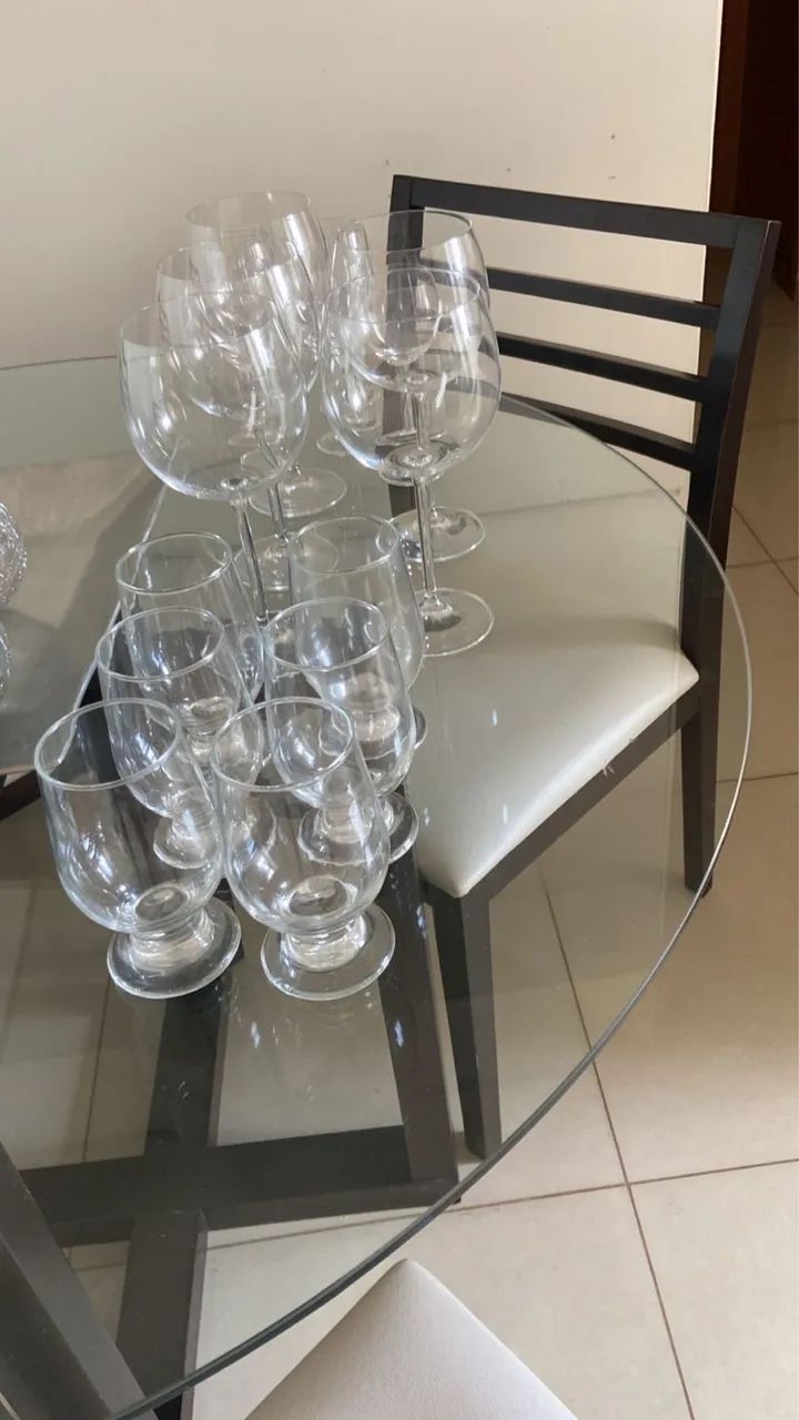 Jogo de Cristal (taças e copos). - Foto 4