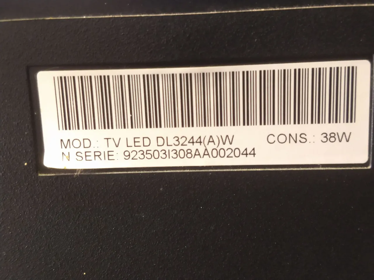 TV 32 SEMP DL3244(A)W defeito