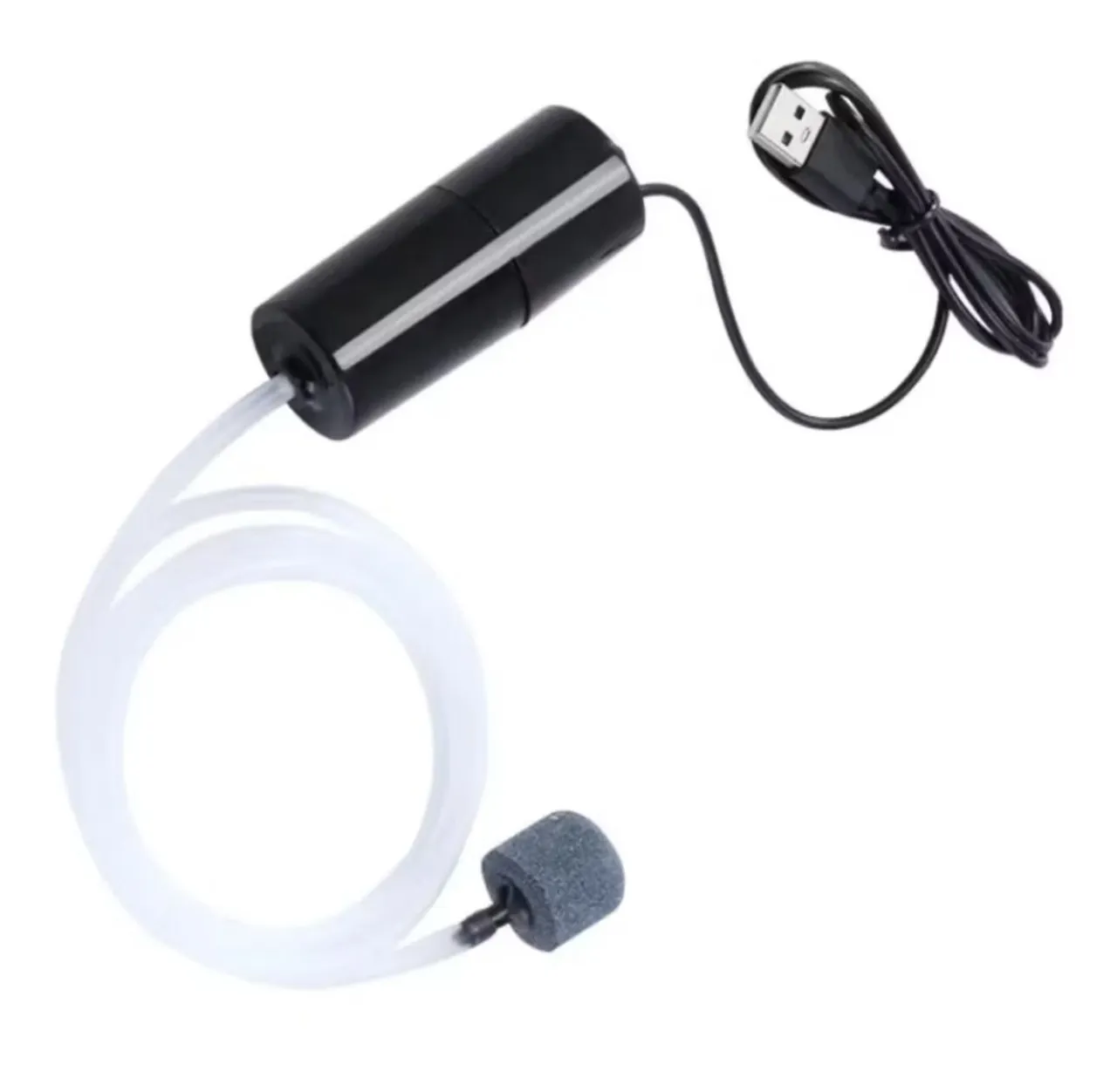Compressor de ar USB - aquários e pescarias