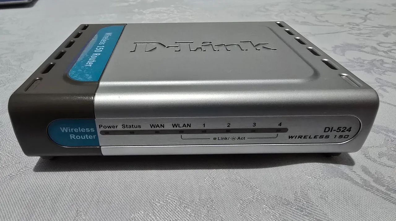 ROTEADOR D-LINK DI-524/150 WIRELESS 4 PORTAS 150MBPS