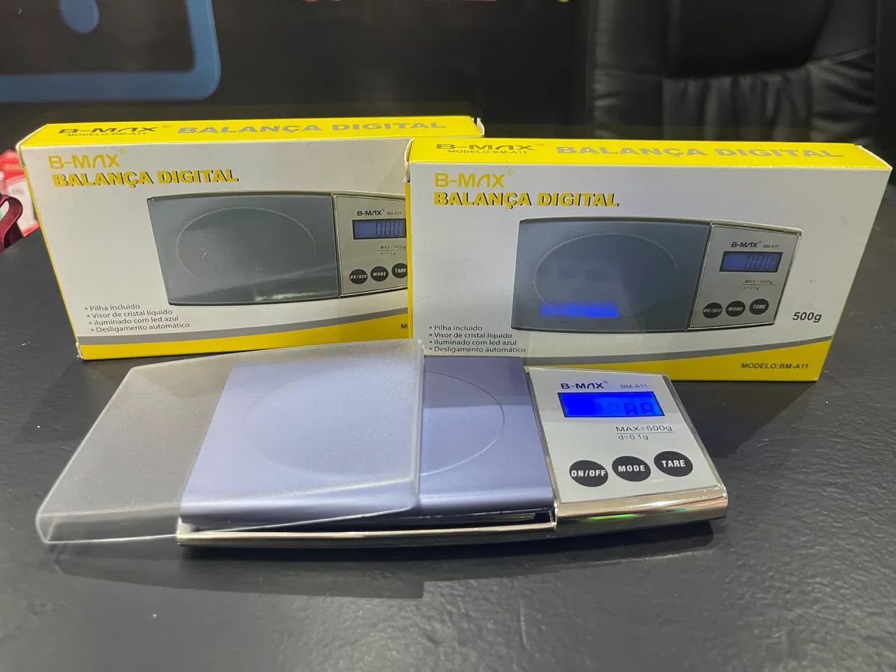 Balança Digital De Bolso Alta Precisão 0.1G a 500g - Foto 2