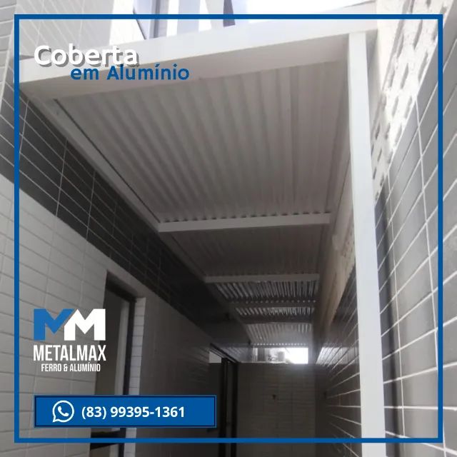 Cobertura 100% em Alumínio
