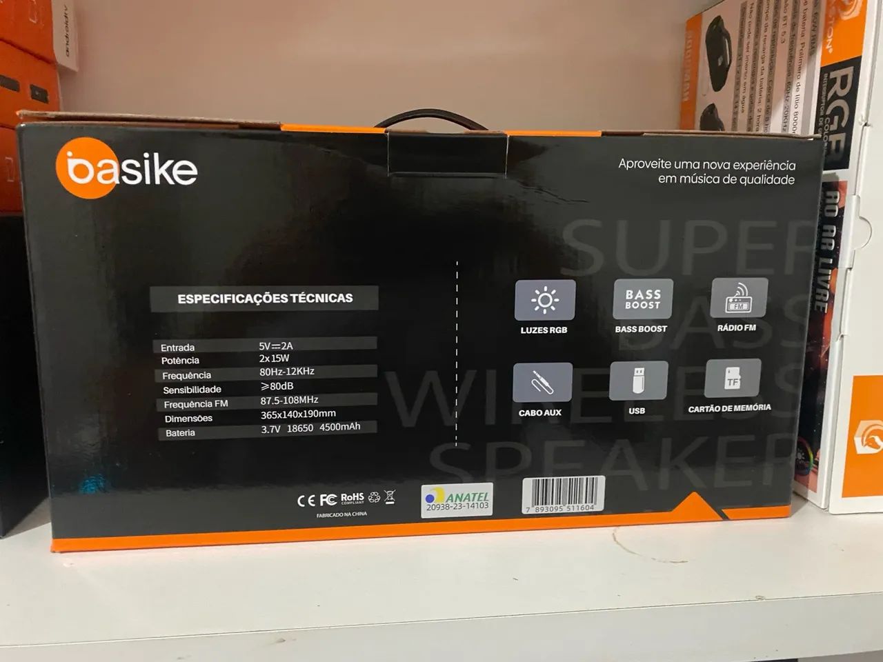 Caixa de Som Basike Super Speaker - Foto 3