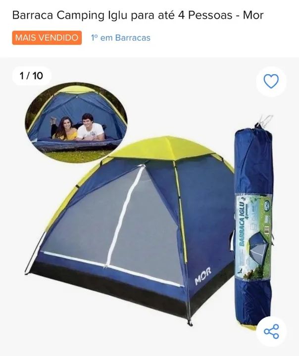 Barraca de camping 