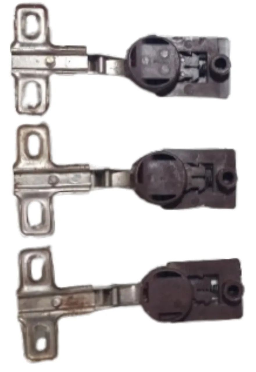 Kit 16 Dobradiças Porta De Armário Caneco 25mm Metal - Foto 5