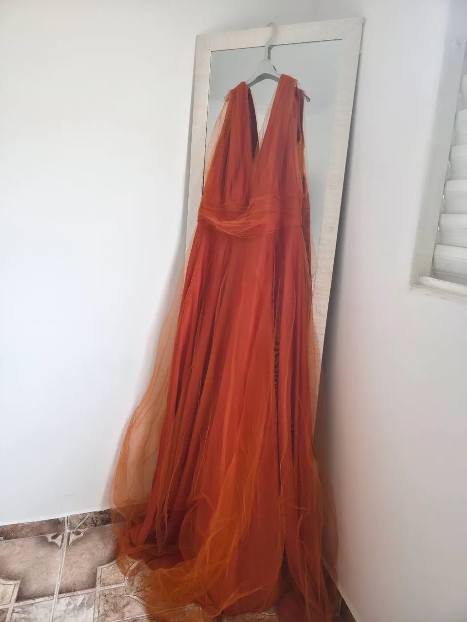 Vestido terracota festa - Foto 2
