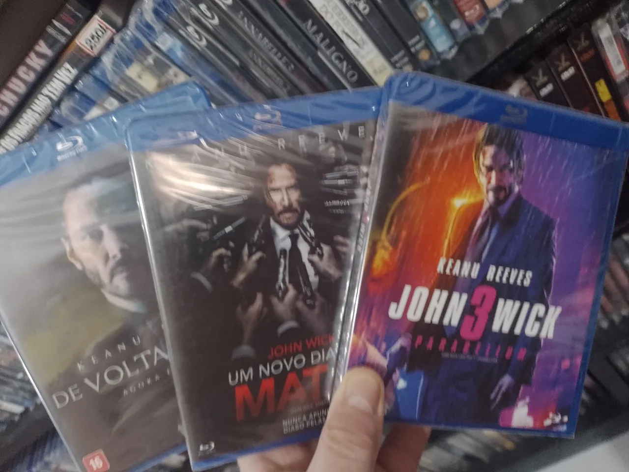 John Wick - Coleção Completa Blu-ray - LACRADOS