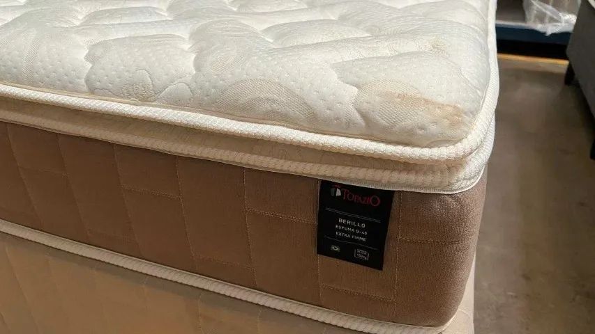 Cama Box Queen 100% Espuma D45 Extra Firme 158X198X25(ENTREGA EM ATE 24 HORAS) - Foto 2