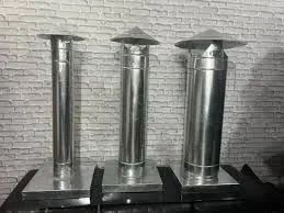 Fabricação de chaminé. 