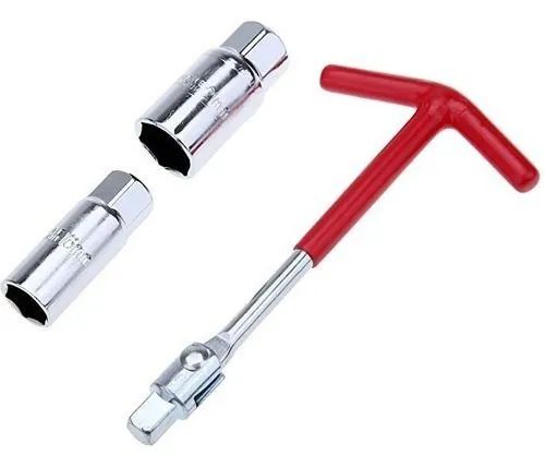 Chave Vela Articulada 16/21mm Com Soquete Automotiva carro moto