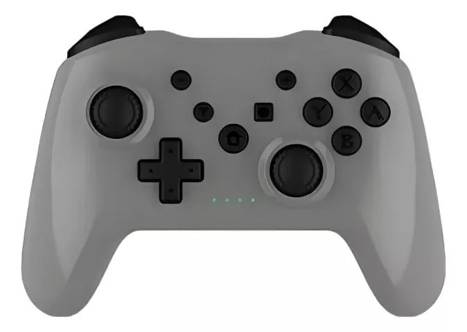 controle  game wireless pc tv ps3 android gaminja cinza