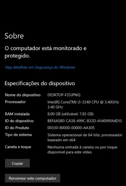 Computador Lenovo All in One - Core i3, SSD 256gb, 8gb de RAM - Foto 3