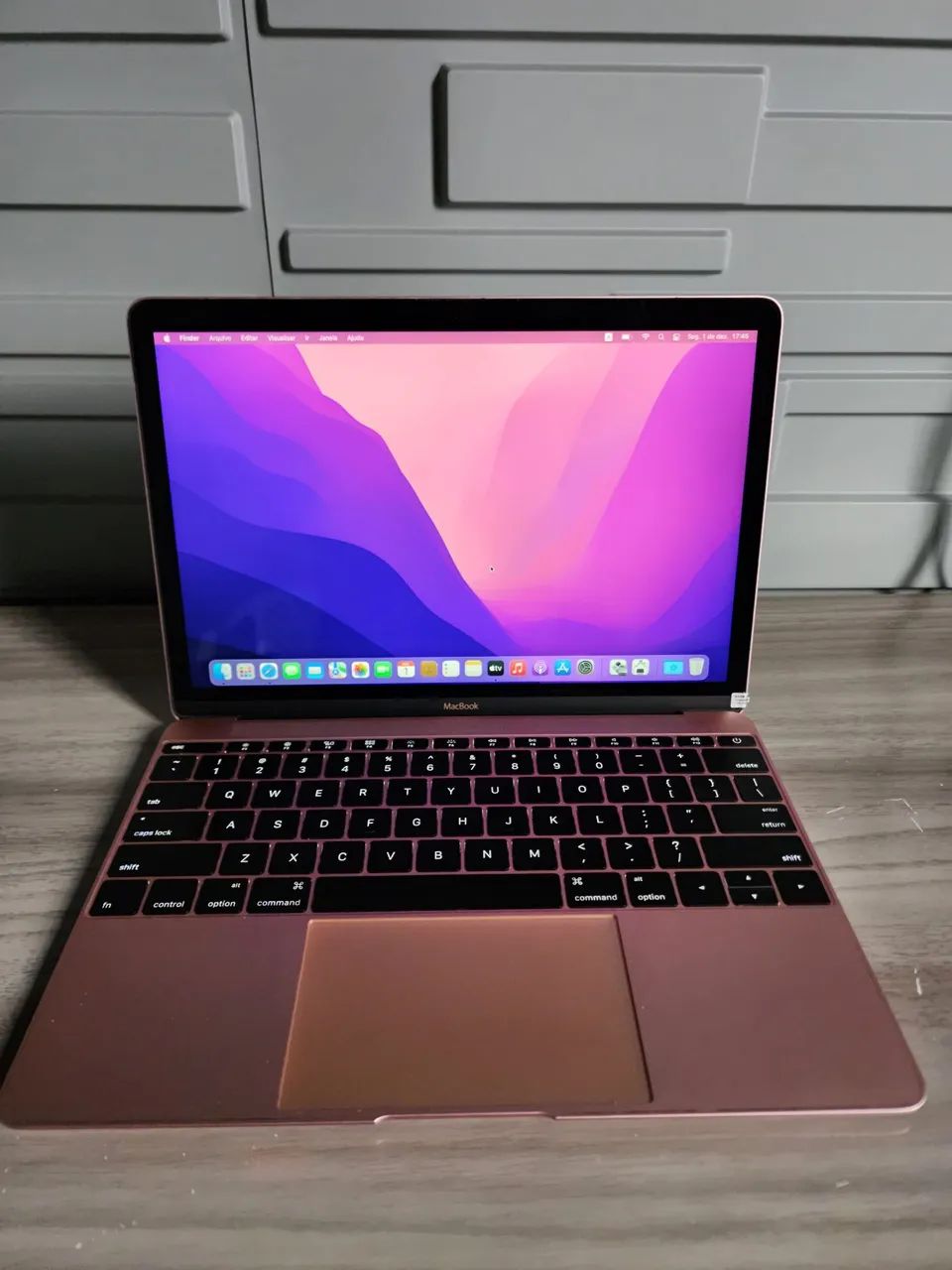 MacBook 12インチ ローズゴールド　ピンク MacBook Apple Ouro Rosa 12”, 8GB, SSD 256GB, Intel Core m3 dual
