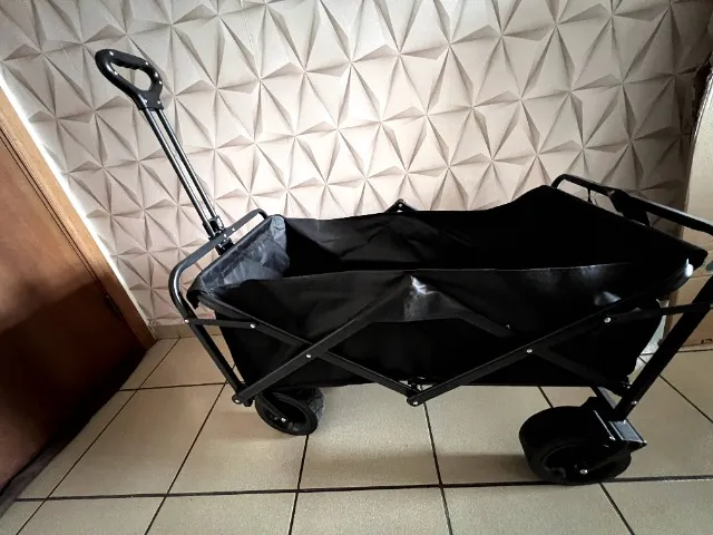 Carrinho Dobrável 100kg (Feira, Camping, etc)