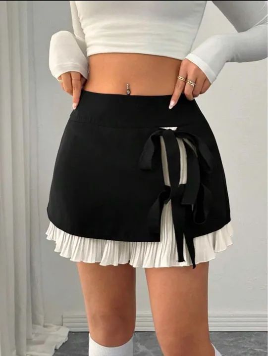 Saia com Bainha Franzida SHEIN - Foto 3
