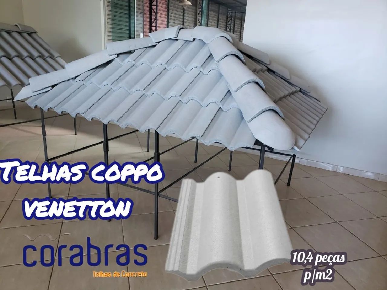 Telhas de Concreto Corabras. Direto da Fábrica