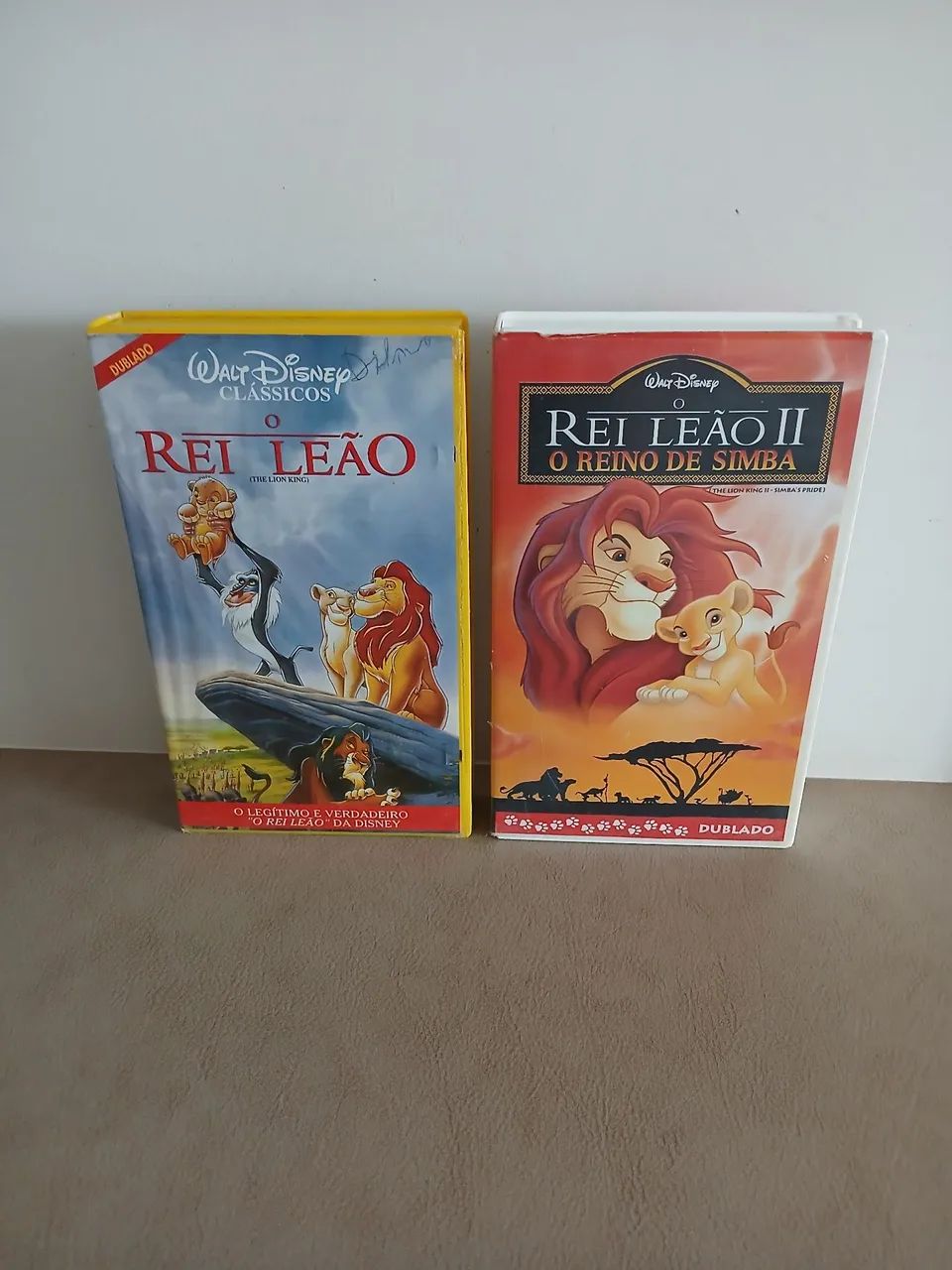 Fitas Vhs O Rei Leão 1 e 2 - Clássico Disney  - Dublados