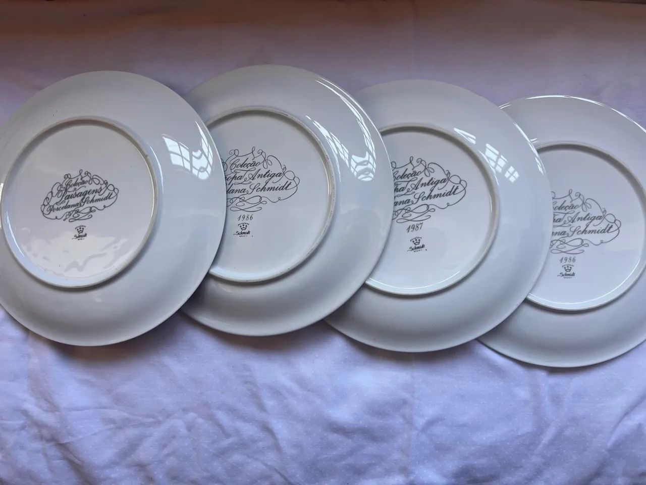 Pratos Decorativos Coleção Europa Antiga de Porcelana Schmidt - Foto 3