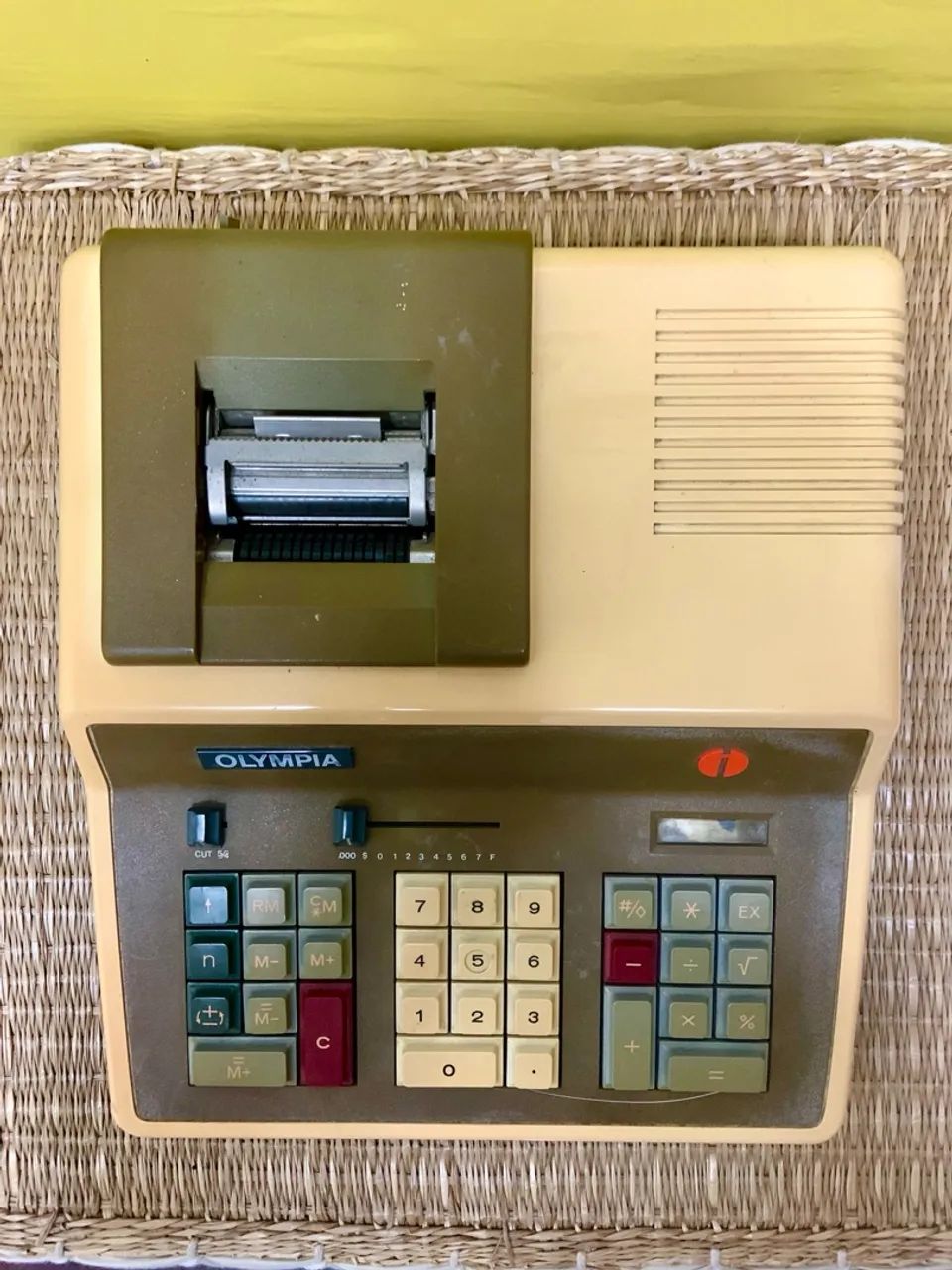 Calculadora Olympia Antiga com Impressora - Foto 2