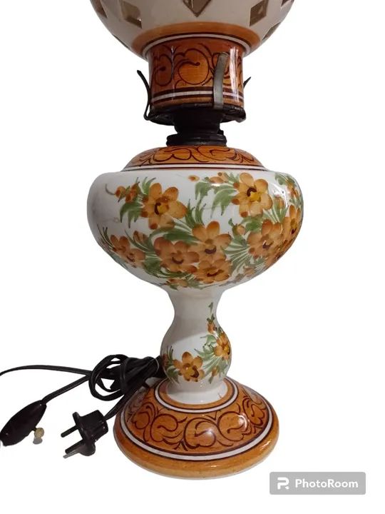 Abajur de cerâmica lampião  - Foto 4