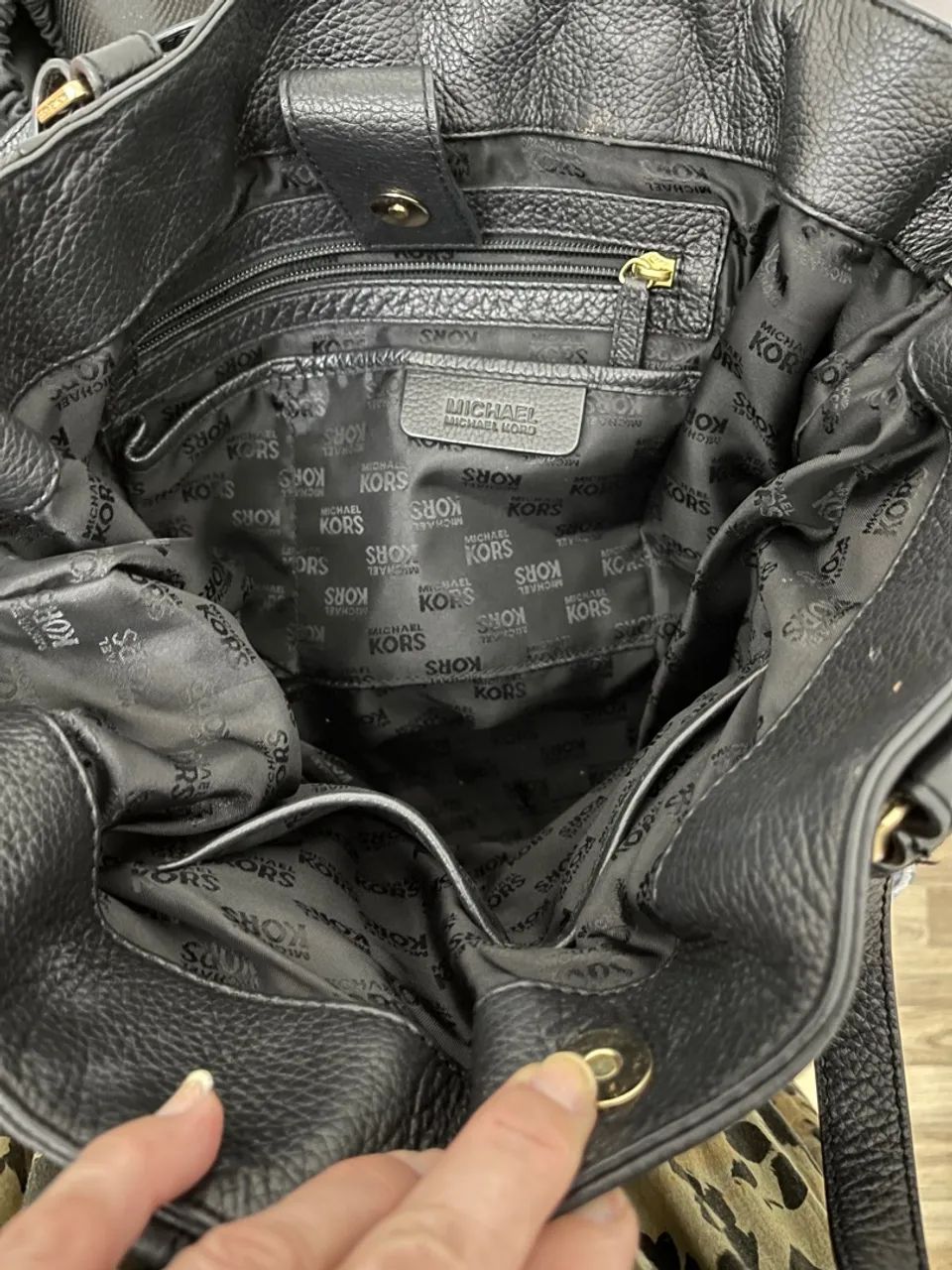  Bolsa couro  Michael Kors original!  - Foto 3