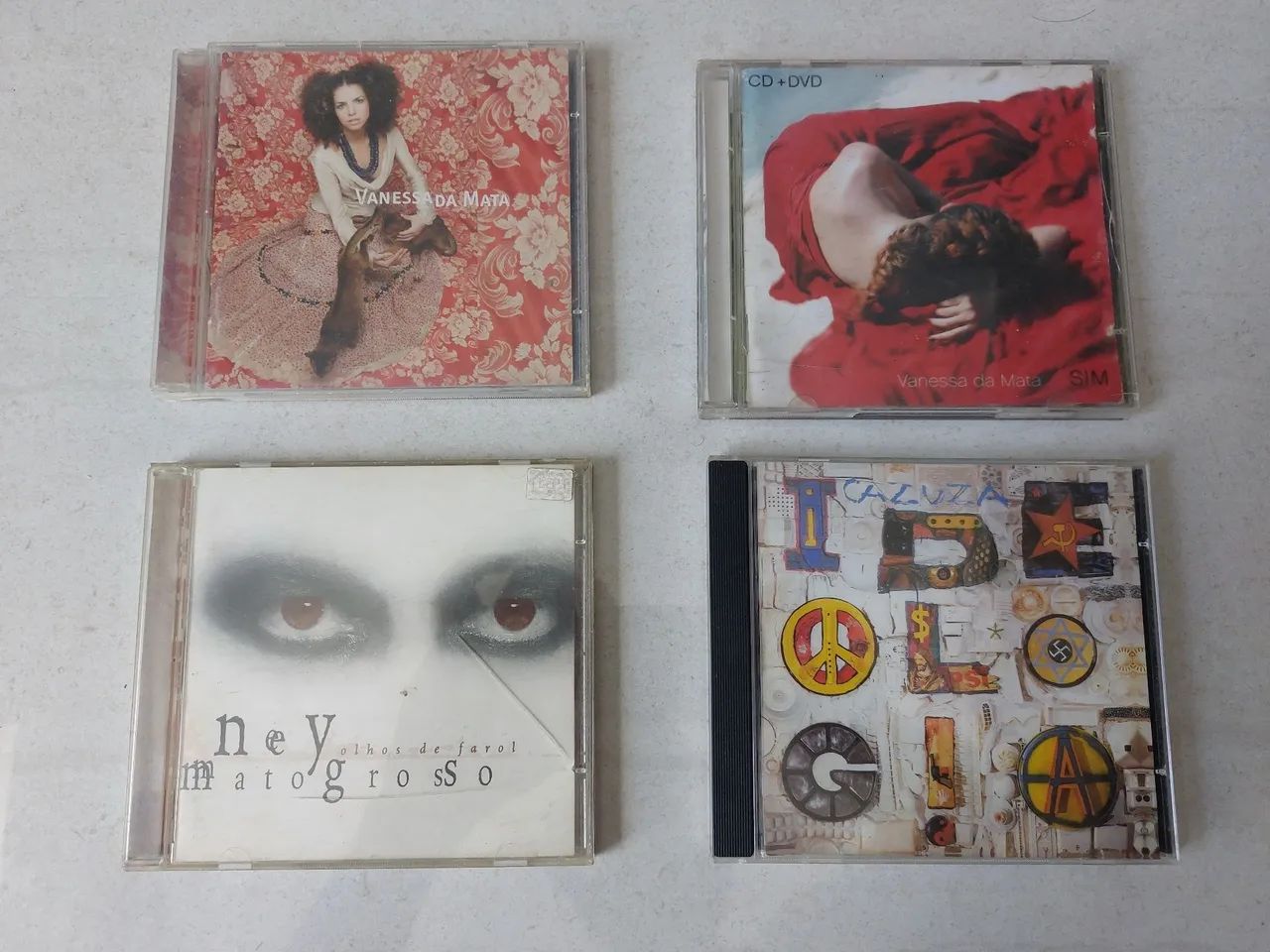 CDs Originais Colecionáveis Vanessa da Mata; Cazuza; Ney