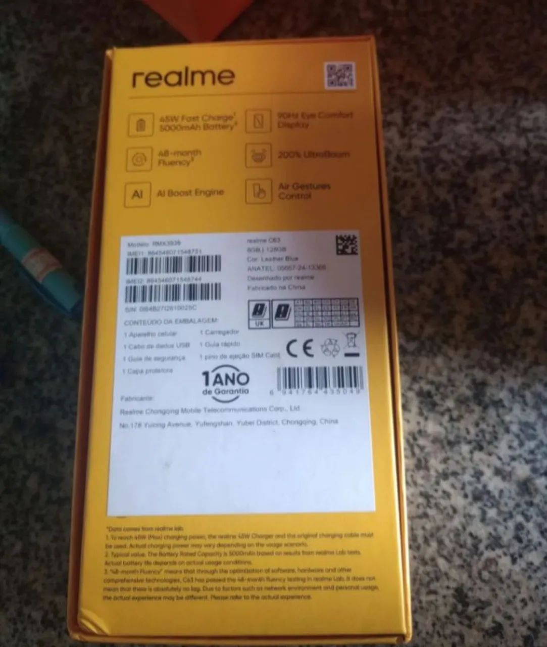 Celular Realmi C63 128 GB 6 RAM BR. - Foto 3