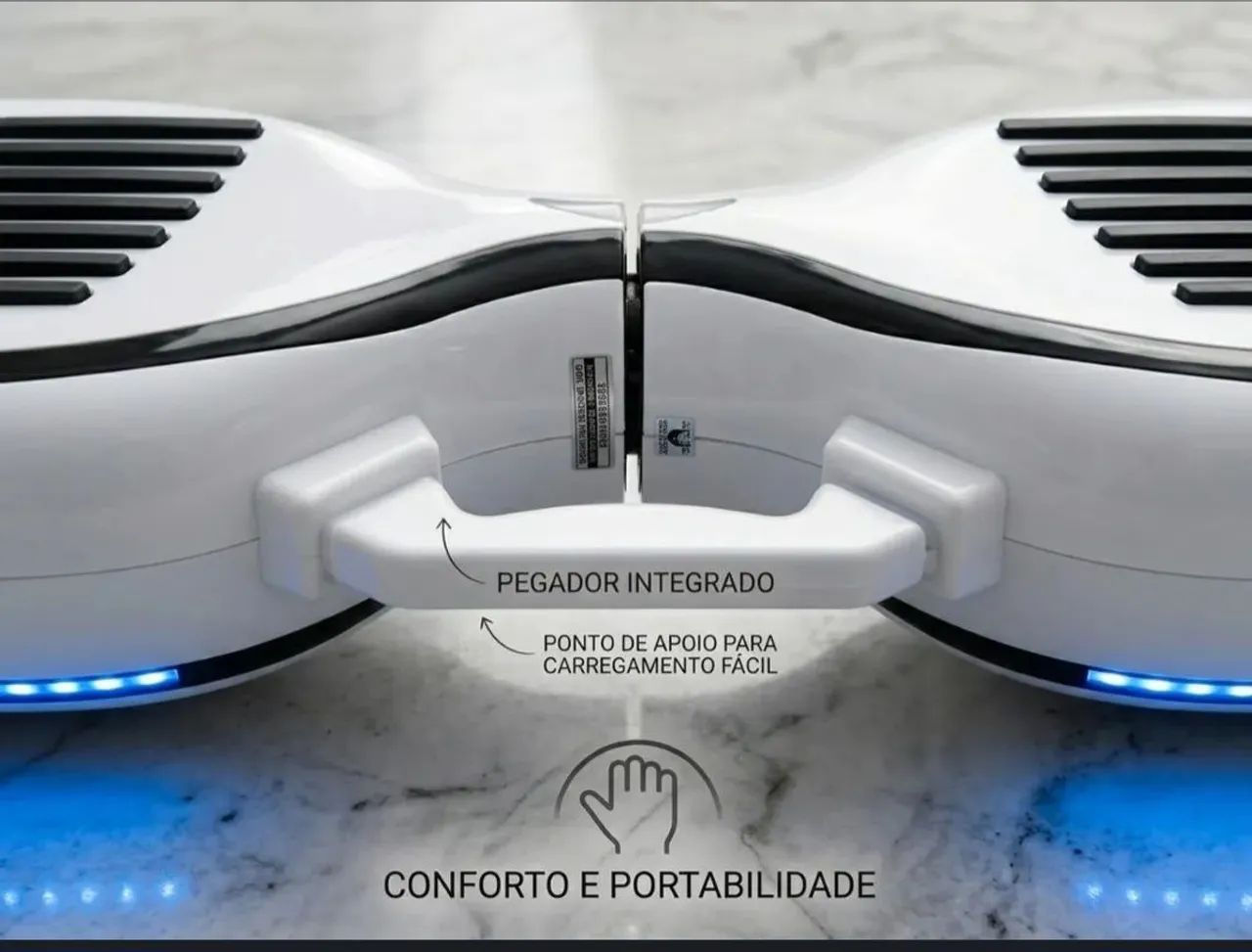 Hoverboard com Bluetooth e led - Foto 3