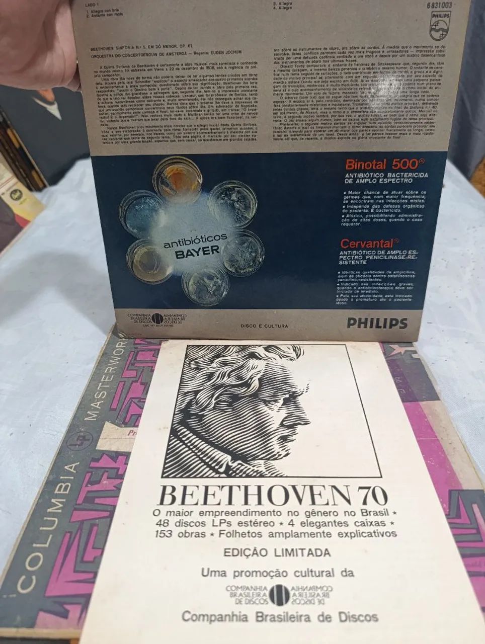 Disco de  vinil Beethoven 10 polegadas R$ 30,00 - Foto 2