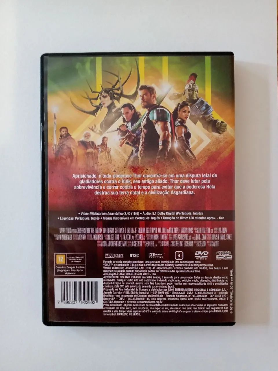 DVD "Thor: Ragnarok" (100% original) - Taika Waititi <br> - Foto 2