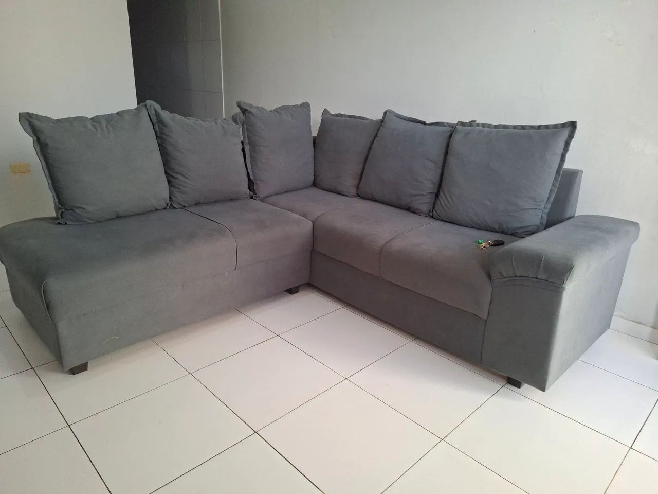 Sofá  de canto 5 lugares - Estado de Novo - Foto 2