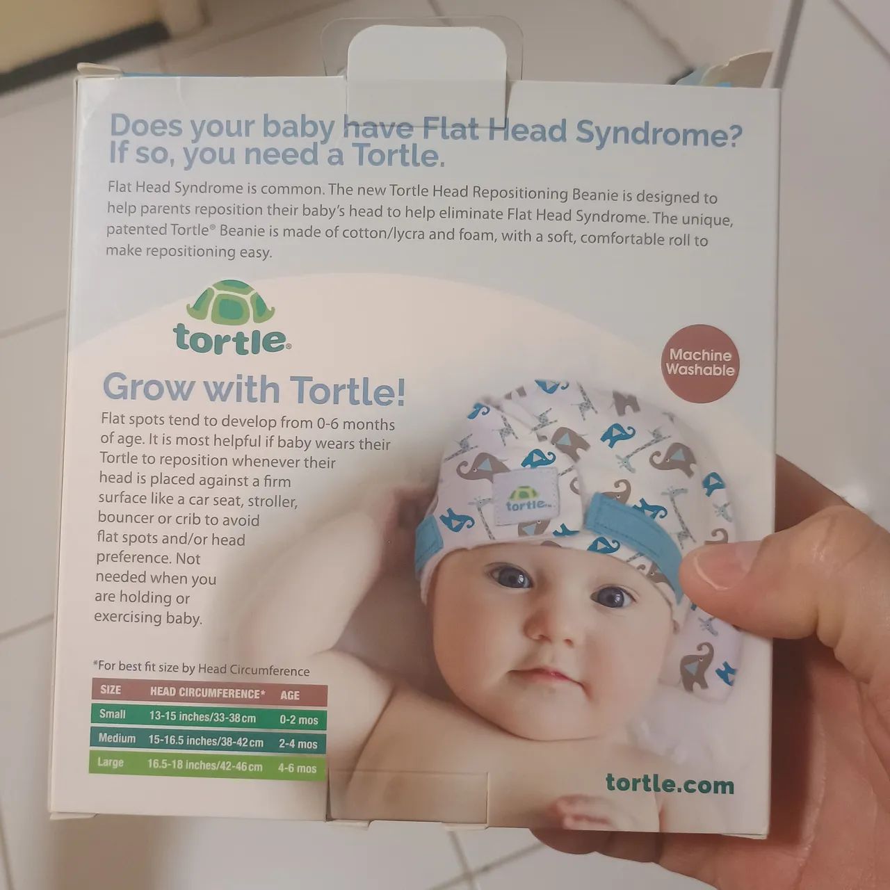 Touca para tratar plagiocefalia
