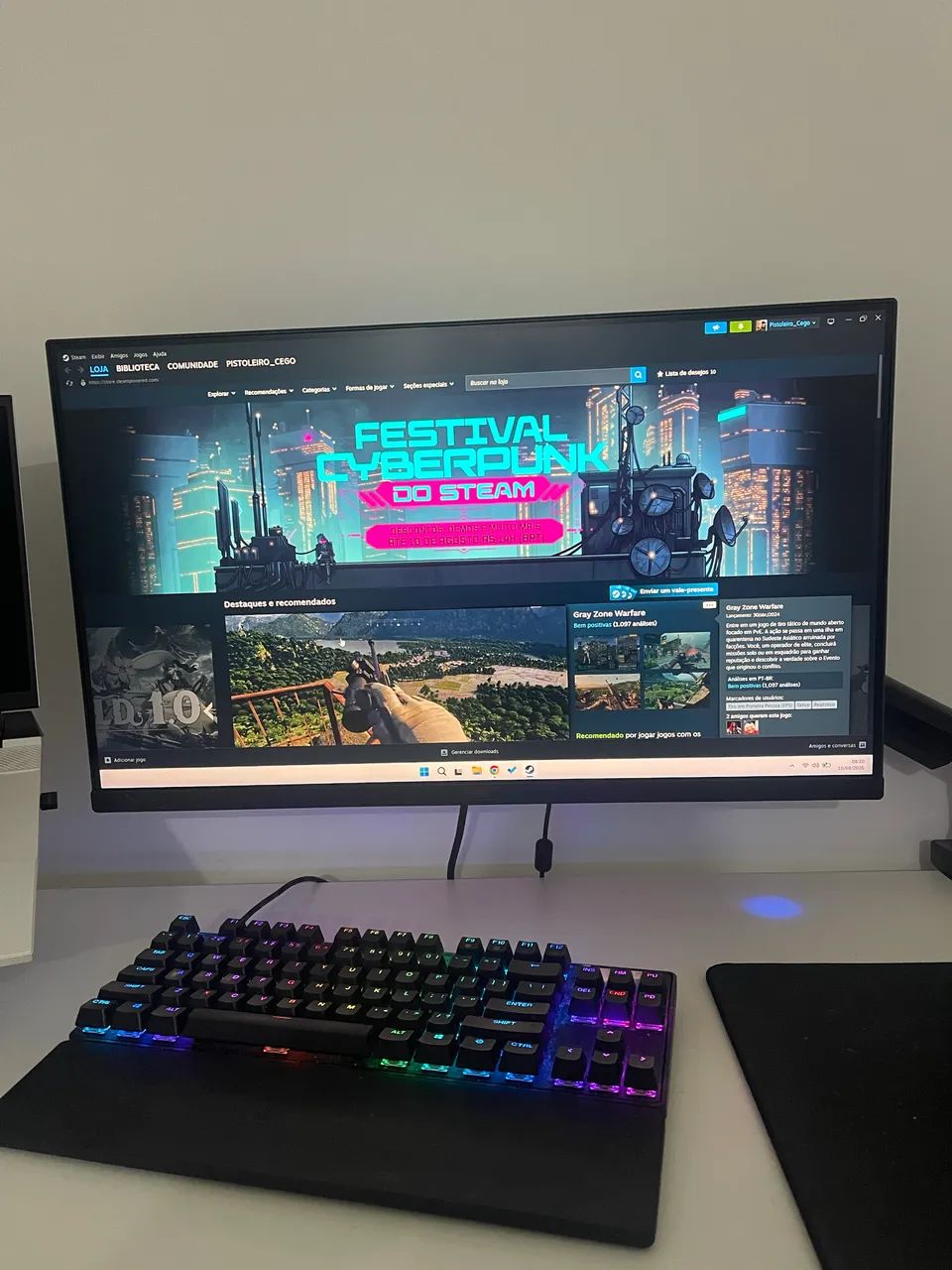 Monitor Pichau Centauri Pulse 27" Quad HD (2K) 1ms 165Hz HDR IPS