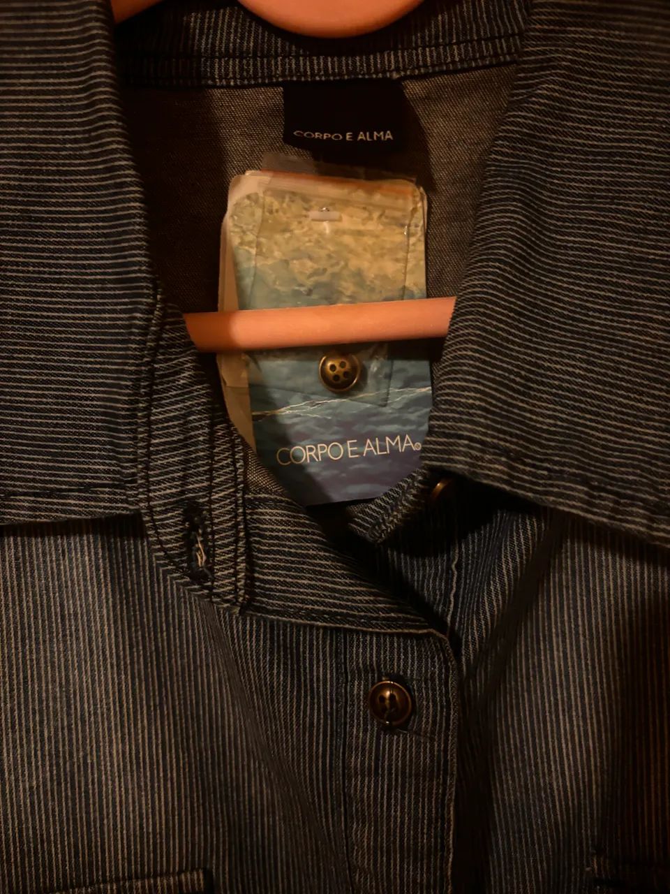 Camisa Jeans Corpo e Alma  - Foto 4