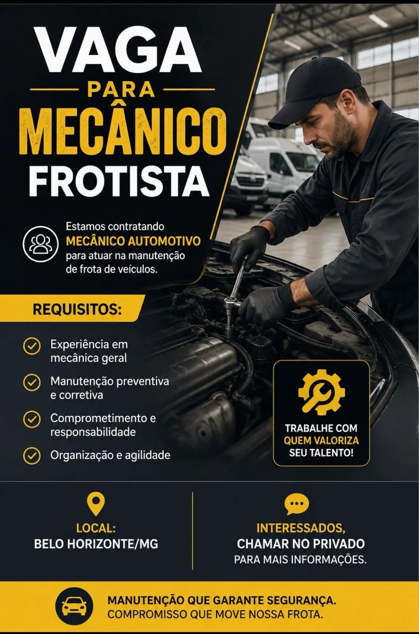 Vaga mecânico 