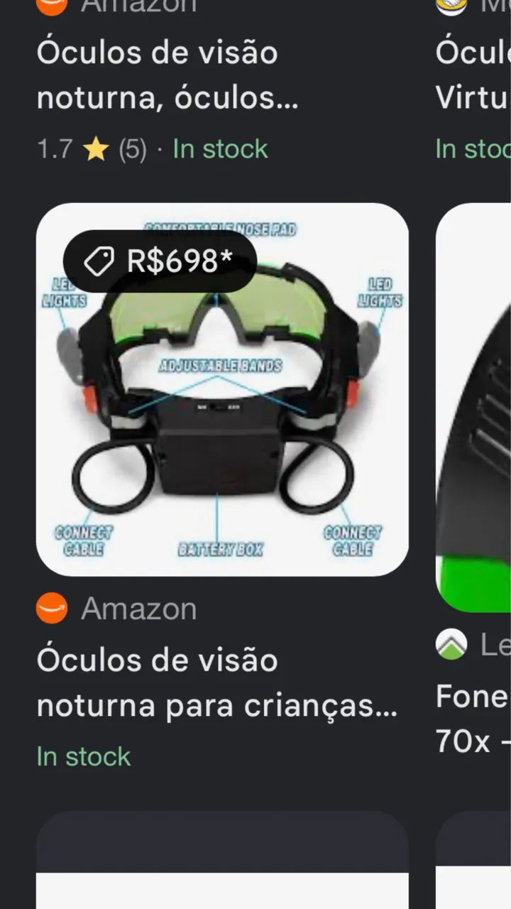 Óculos de visão noturna  - Foto 3