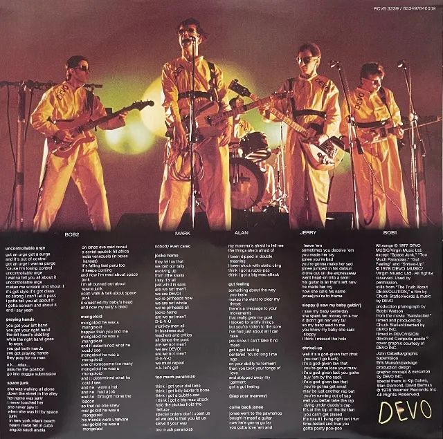LP Devo - Are We Not Men/We Are Devo (1978) - Vinil BRANCO Importado USA (Edição Limitada) - Foto 4