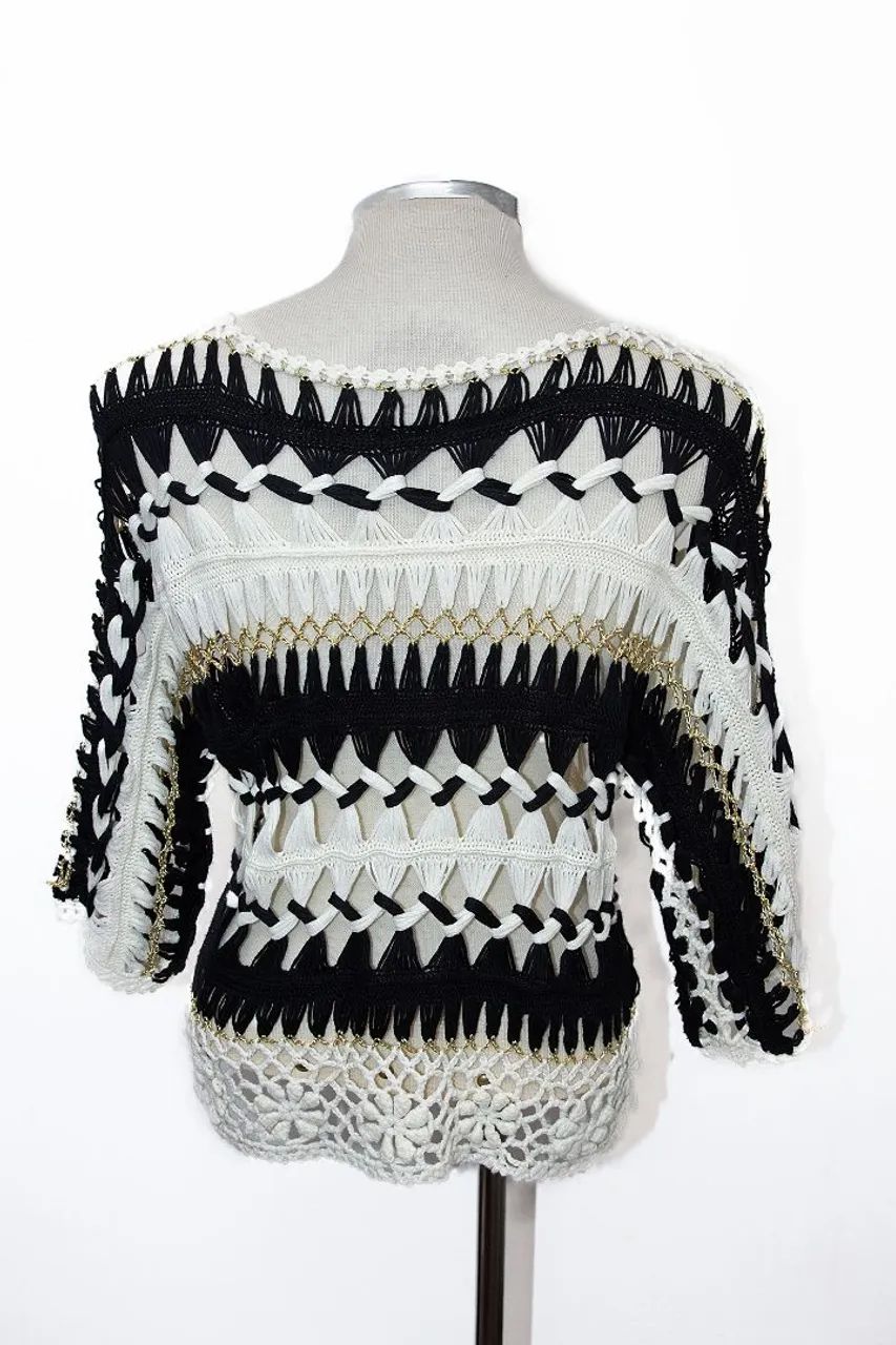 Blusa em crochê de grampo - Foto 5