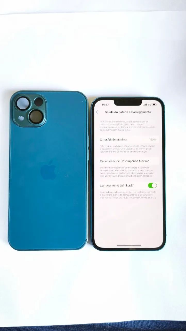 IPHONE 13 256GB AZUL - ESTADO DE ZERO - Celulares e Smartphones