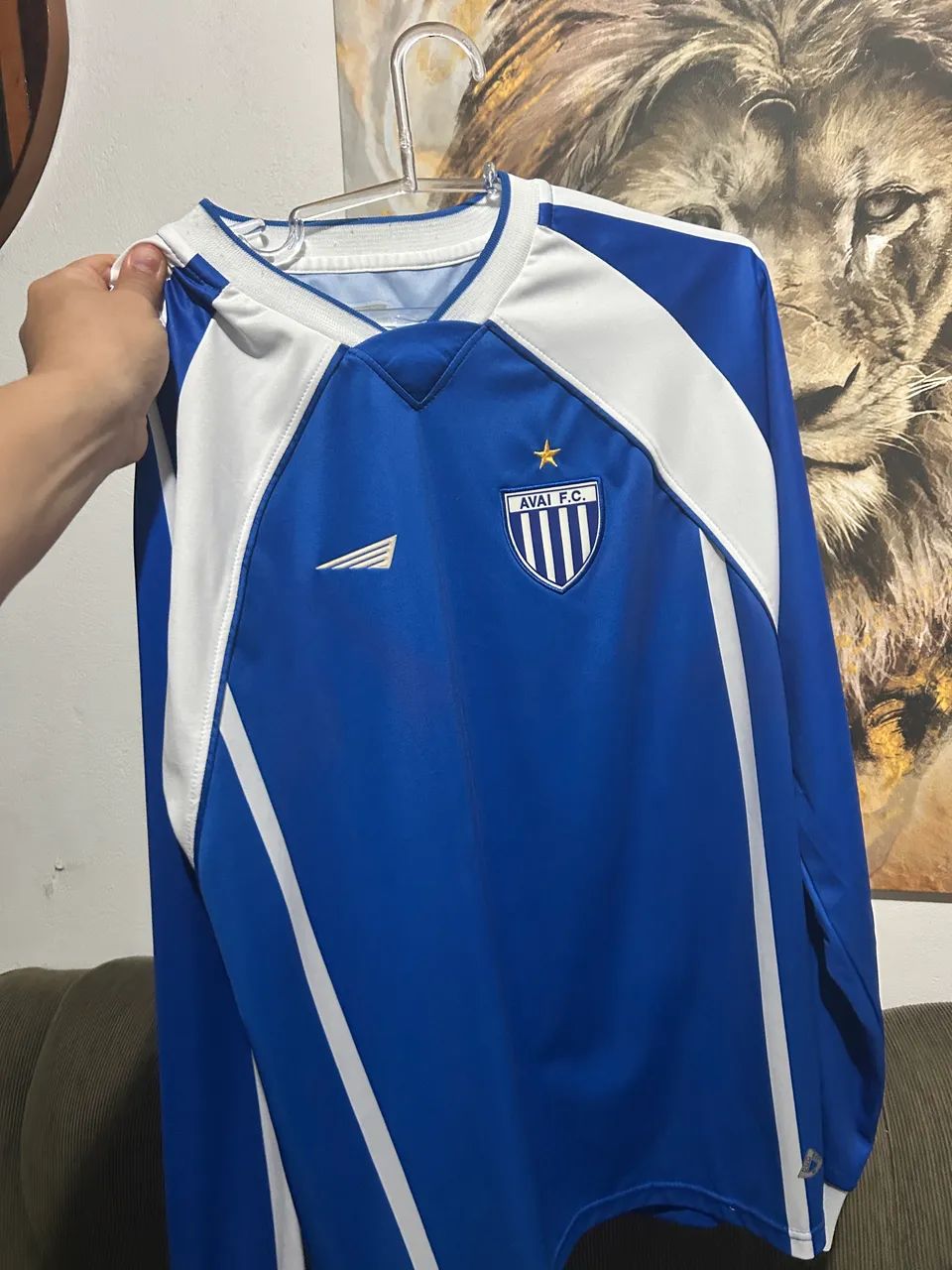 Camiseta Avai Azul - Manga Longa