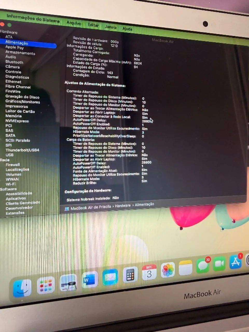 MacBook Air 2017 13,3 polegadas i5 8GB 128GB - 143 ciclos de bateria - Foto 3