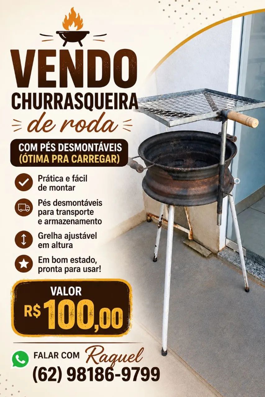 Churrasqueira de roda