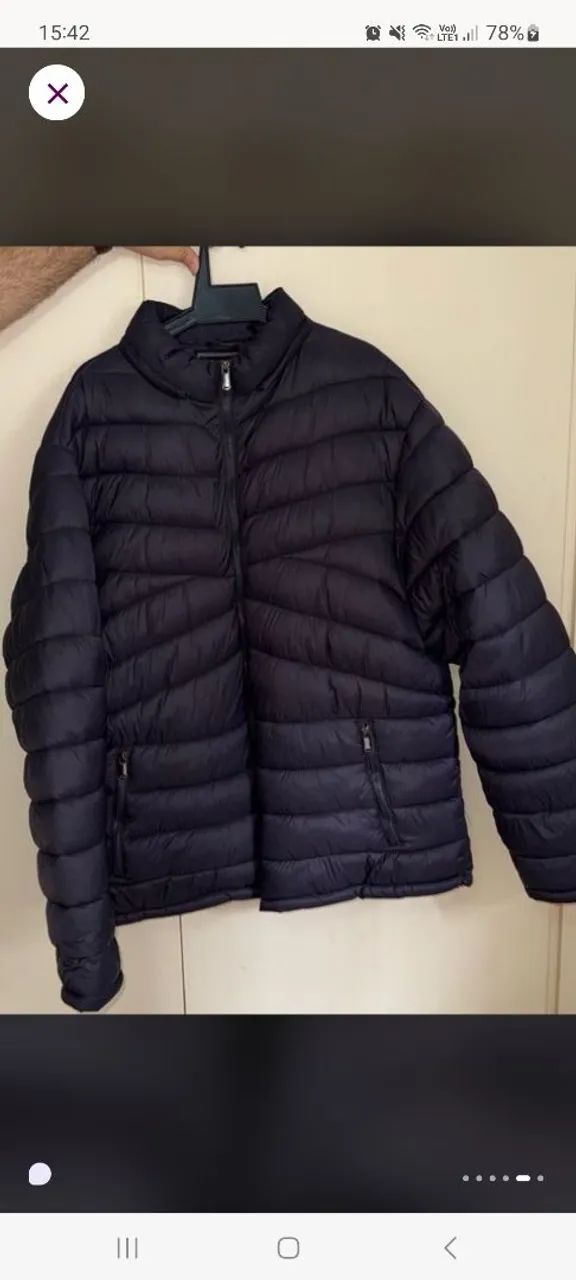 Jaqueta puffer delkor G3 peluciado plus size  - Foto 3